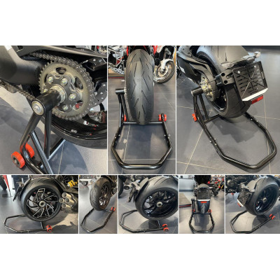 SEFIS D22 zadní stojan pro letmé uložení kola - levostranný pro Ducati Diavel a XDiavel