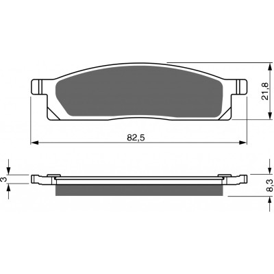 Brzdové destičky GOLDFREN 034 S33 OFF-ROAD FRONT