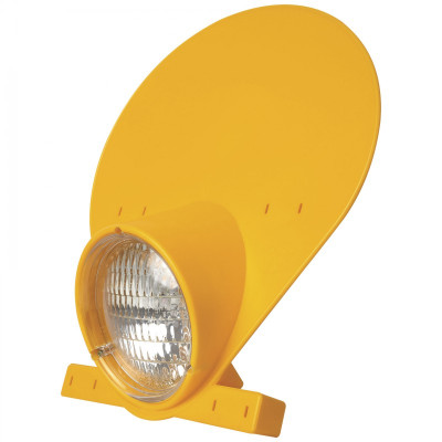 Maska se světlem POLISPORT 8667500001 with halogen bulb Dark yellow