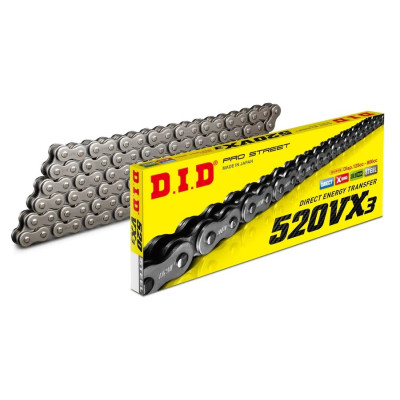 VX série X-Kroužkový řetěz D.I.D Chain 520VX3 112 L