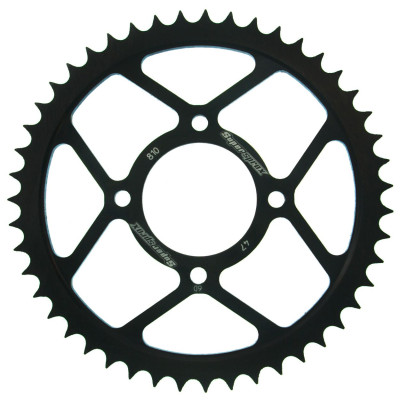 Řetězová rozeta SUPERSPROX RFE-810:47-BLK černý 47 zubů, 428