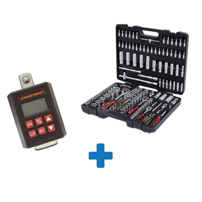 Gola sada 179 kusů a momentový adaptér 20-200 NM