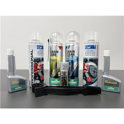 Servisní sada pro motorkáře