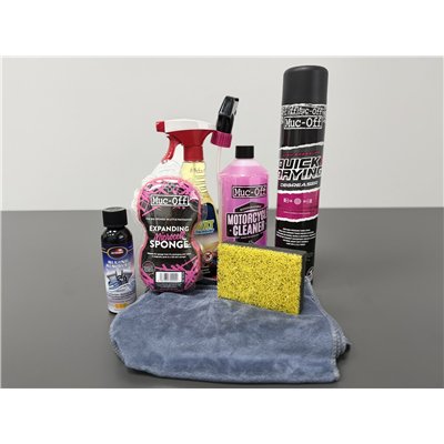 Sada na čištění a leštění motocyklu