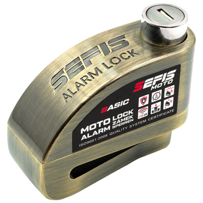 SEFIS Basic moto zámek s alarmem