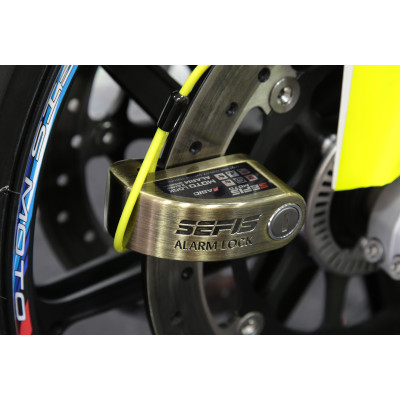 SEFIS Basic moto zámek s alarmem