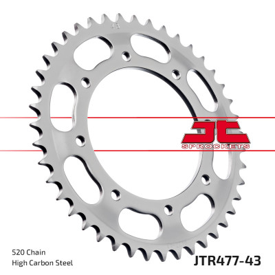 Řetězová rozeta JT JTR 477-43 43 zubů, 520