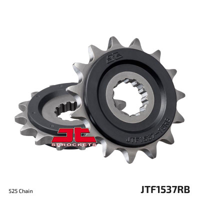 Řetězové kolečko JT JTF 1537-16RB 16 zubů, 525 pogumované