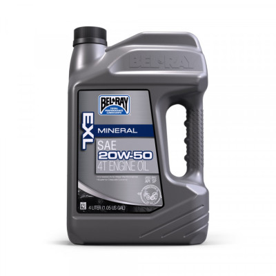 Motorový olej Bel-Ray EXL MINERAL 4T 20W-50 4 l