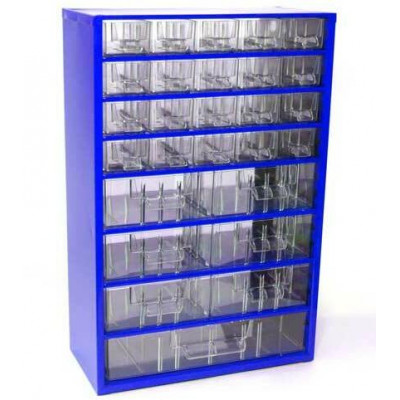 Box na nářadí MEDIUM – 20xA, 6xB, 1xC, modrá barva - Mars 6720M