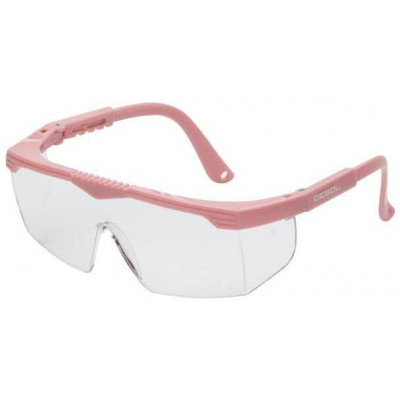 Brýle ochranné dětské SAFETY KIDS, růžové, nastavitelná raménka