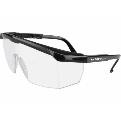 Brýle ochranné, čirý zorník třídy F, nastavitelné, EN 166 EXTOL CRAFT