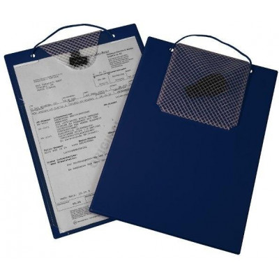 Desky na dokumenty A4 s kapsou, modré - Turbo 9015-00395