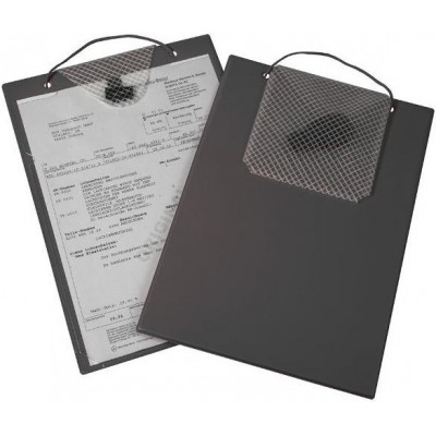 Desky na dokumenty A4 s kapsou, šedé - Turbo 9015-00416