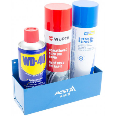 Držák magnetický na spreje, šroubováky a drobné nářadí, nosnost 3 kg - ASTA A-MTB