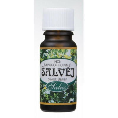 Esenciální olej šalvěj 10 ml, pro aroma difuzér - SALOOS