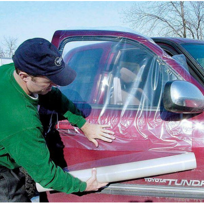 Fólie krycí nouzová, na poškozená okna auta, průsvitná PE, 91 cm x 30 m - ProGlass