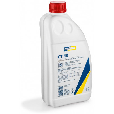 Chladicí kapalina - nemrznoucí směs CT 13 červená, 1,5 litru - Cartechnic