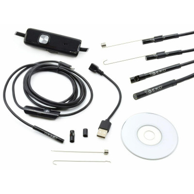 Inspekční endoskop s kamerou, vodotěsný, kabel 2 m, pro Android