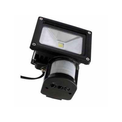 LED světlo MCOB 20W 230 V, 1600 lm, venkovní IP44, s pohybovým senzorem