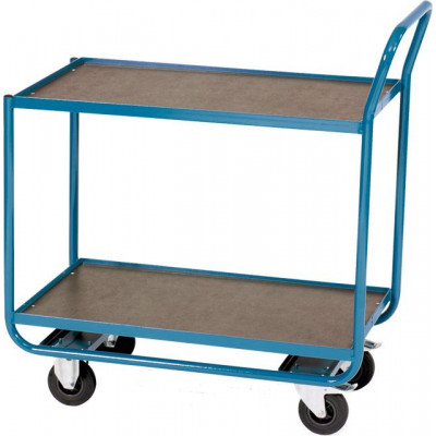 Manipulační vozík - pojízdný stolek, 2 patra, nosnost 200 kg - Nies