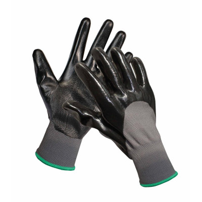 Pracovní rukavice FIELDFARE, máčené ze 3/4 v nitrilu,nepropustná vrstva, vel. 10