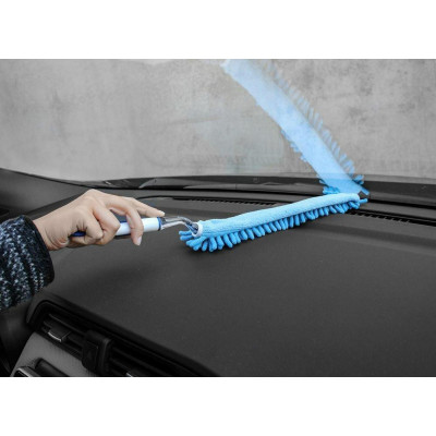 Prachovka pro čištění interiéru auta, extra délka 50 cm, mikrovlákno
