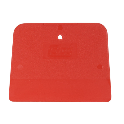 Stěrka na tmel lakýrnická, 120 x 90 mm, na rovné povrchy, plast, červená, 5 ks - COLAD
