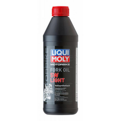 Tlumičový olej pro motocykly 5W lehký, 1 litr - Liqui Moly