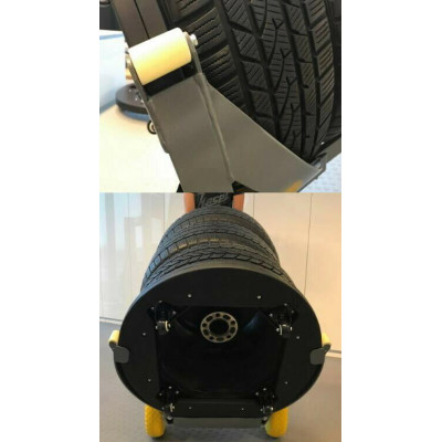 Vozík manipulační na pneumatiky a disky, nosnost 160 kg - Winntec