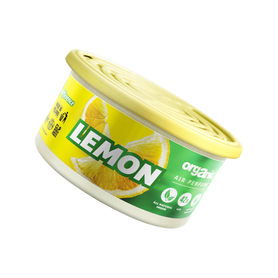 Vůně do auta Organic plechovka s víčkem Lemon 42 g
