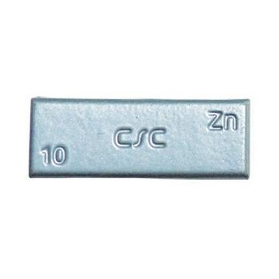 Závaží samolepící zinkové ZNC 10 g, šedý lak - 1 kus