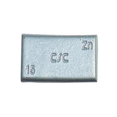 Závaží samolepící zinkové ZNC 15 g, šedý lak - 1 kus