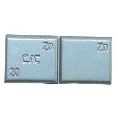 Závaží samolepící zinkové ZNC 20 g, šedý lak - 1 kus